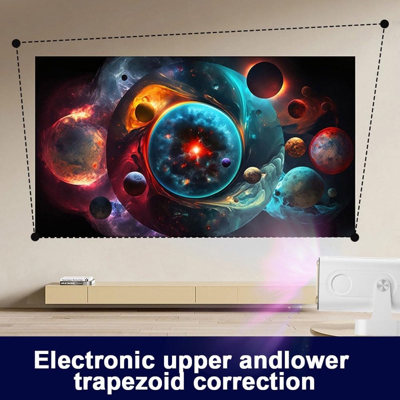 Auto Focus Mini Projector with Native 1080P Support, Portable Projector with Wifi and Bluetooth, Outdoor Projector Built in Apps, Smart Projector 260 ANSI, HY310 Pro/HY260 Pro Movie Projector HY310PRO