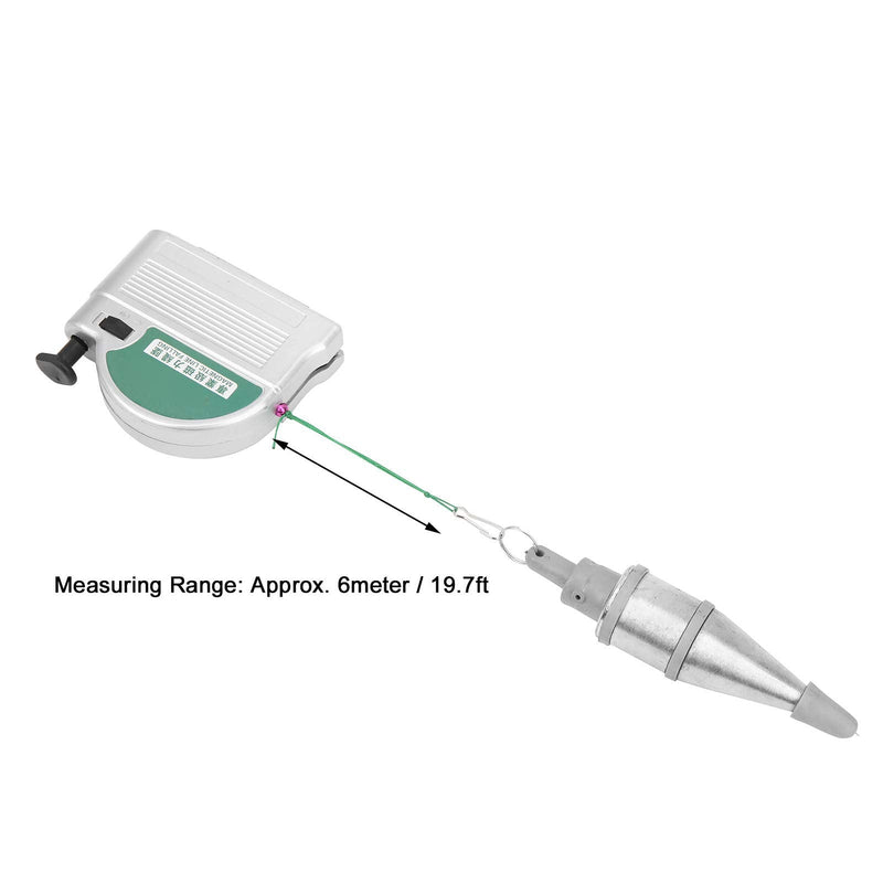 Plumb Bob, Alloy Steel Magnetic Wire Hammer with Fixed Pin for Verticality Measurement