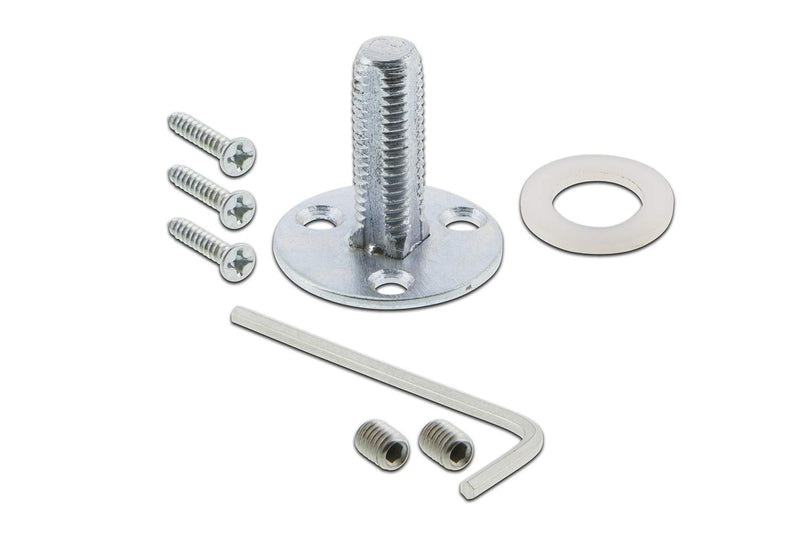 Nostalgic Warehouse Classic Rosette with Chateau Door Knob, Single Dummy, Satin Nickel