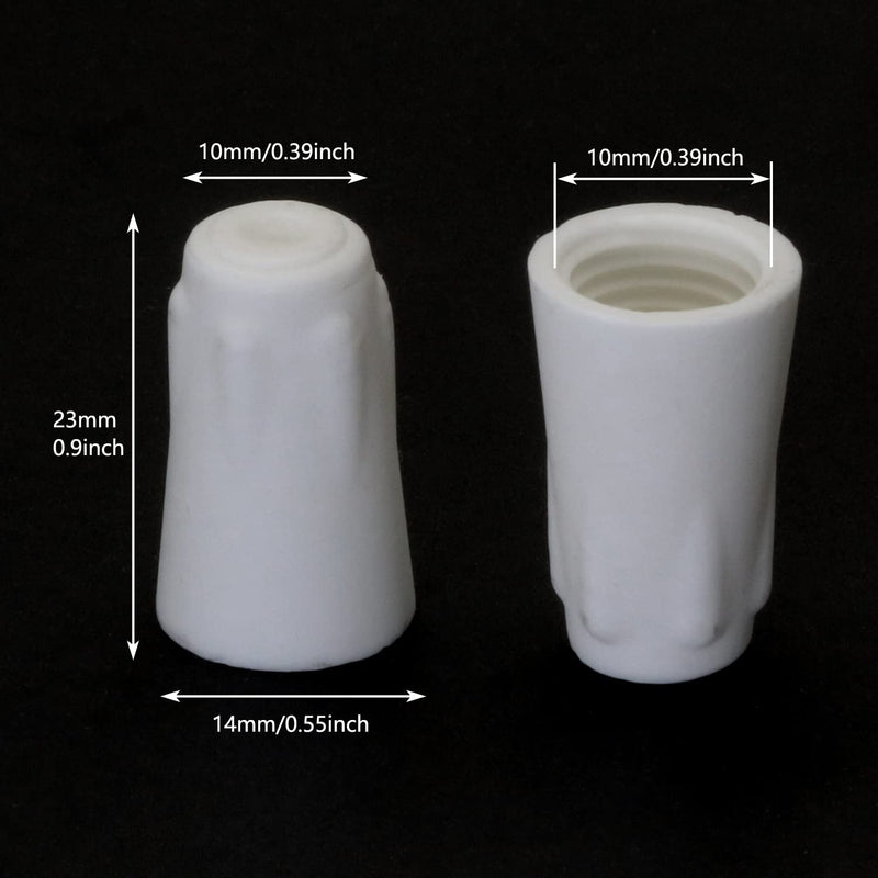 12pcs Large Size 18-8 AWG High Heat Ceramic Twist Caps White Easy-Twist Ceramic Wire Connector