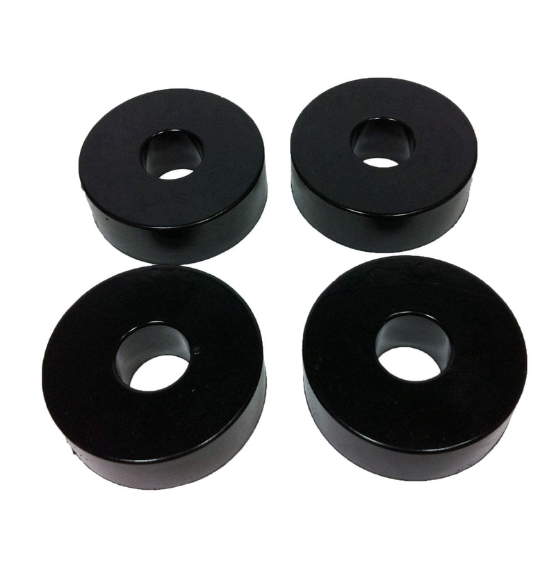 Isolate It: Sorbothane Vibration Isolation Washer 30 Duro with 3M PSA (0.5" ID - 1.5" OD - 0.5" Thick) - 4 Pack