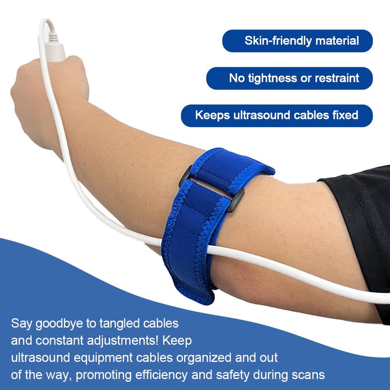 Ultrasound Probe Cable Brace - Fits Arms Between 9" and 16" Circumference, 1 Pcs