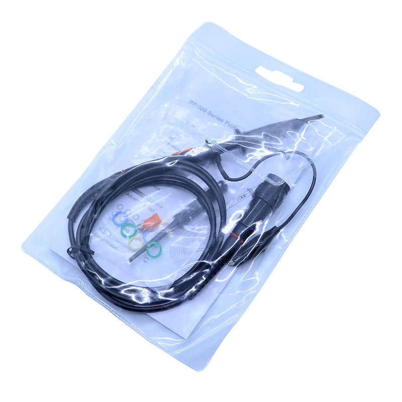 Hantek Universal Oscilloscope Probe with Accessories Kit 250MHz Oscilloscope Clip Probes with BNC to Minigrabber Test Lead Kit (PP-250) PP-250