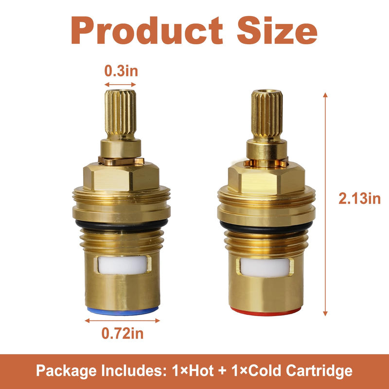 9.13145 & 9.13146 Faucet Cartridge Compatible with Perrin & Rowe and Rohl