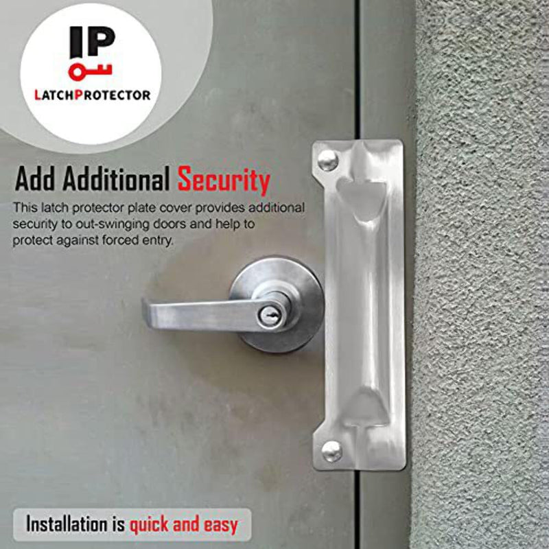 (3" x 11") Latch Protector Full Cut Out Latch Guard zinc LP215