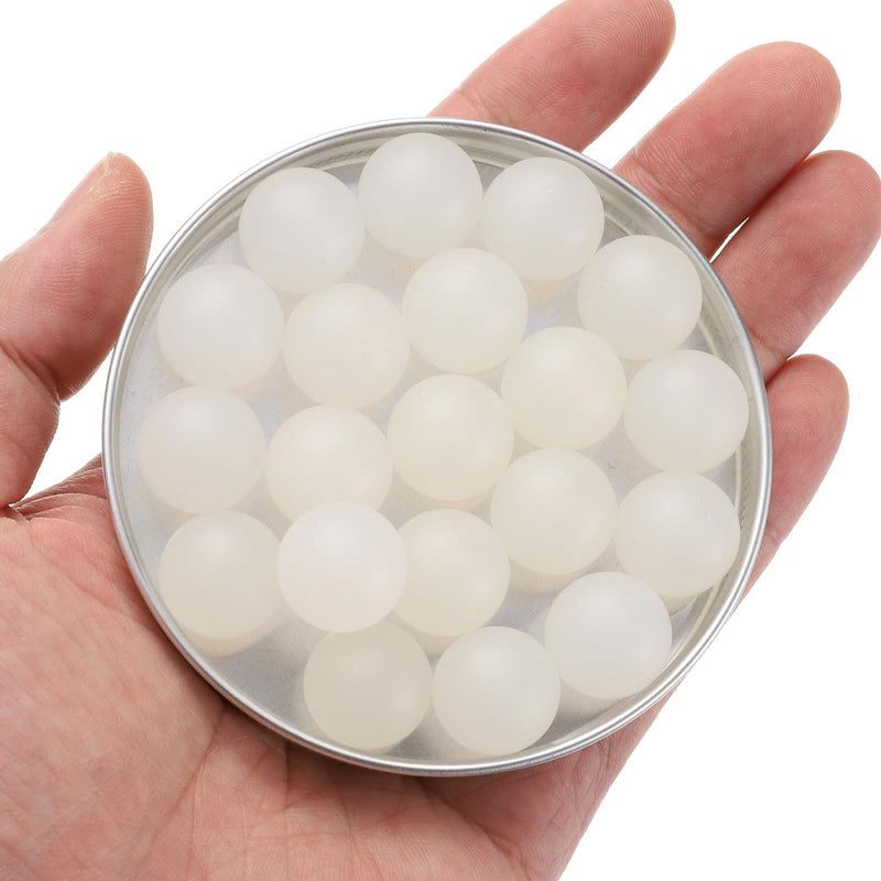 uxcell 20pcs PP Plastic Bearing Balls 5/8" 15.875mm Solid Plastic Balls, G1 Precision Mini Balls 5/8"