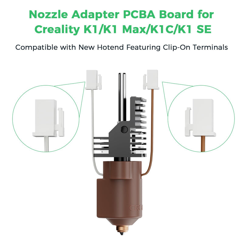 Creality K1 Series Hotend Adapter Board T9_GD32F303CBT6 NOZZLE-C-V13 HQPCB-2 Original K1C PCBA Breakout Module K1 Max Nozzle Kit Adapter Board OEM Toolhead PCB Circuit Board for K1/K1 Max/K1C/K1 SE K1 Series 2024