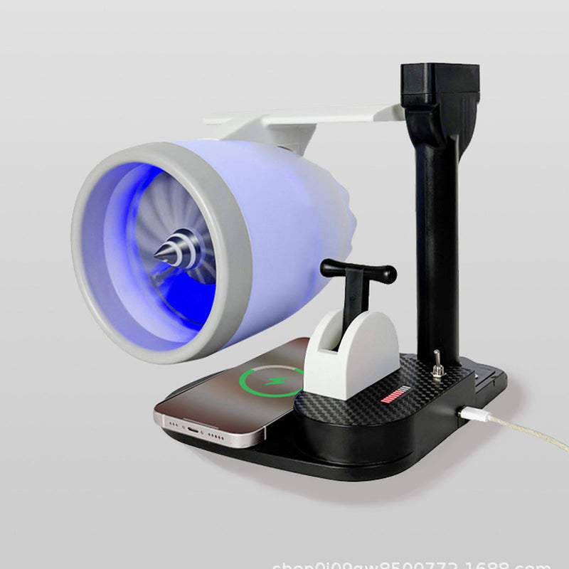 Desktop Turbine Fan with Humidifier 15W Wireless Charge