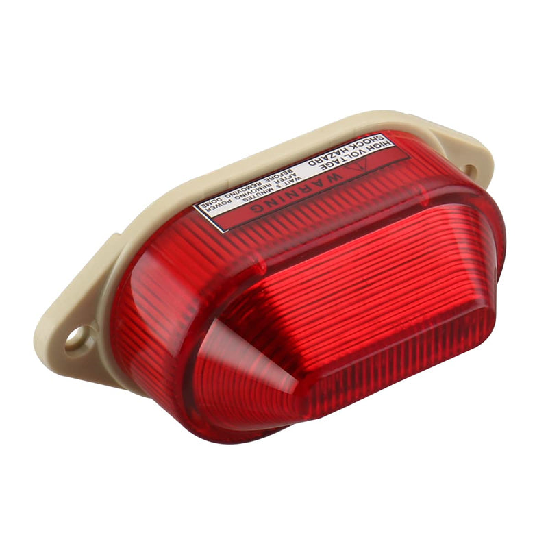 Baomain Industrial Signal Red Mini Warning Light Strobe Warning lamp LTE-5051 DC 12V 2W