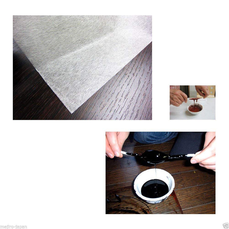 Yoshino Japanese Filter Paper for Urushi Lacquer, 100 Sheets, Made in Japan