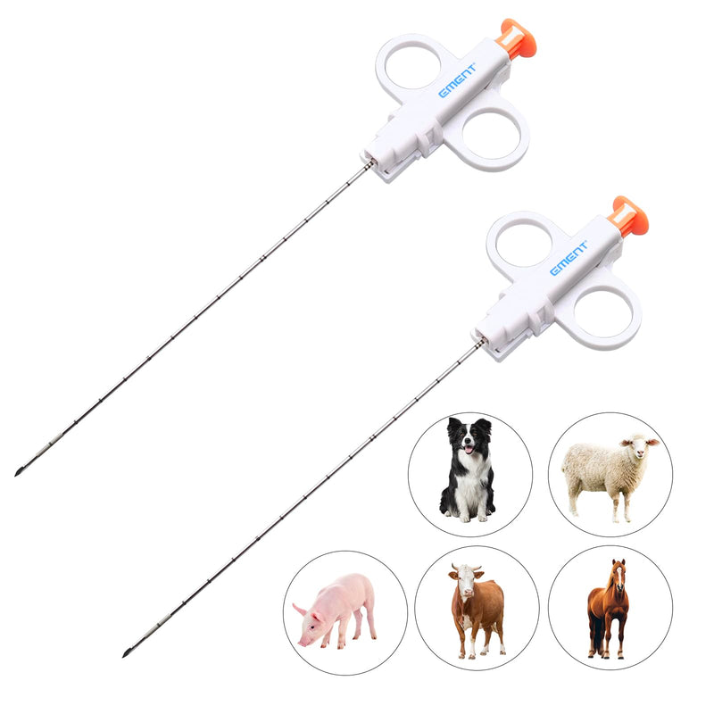 2 PCS Biopsy Needle for Animal Health,Disposable Veterinary Sampling Needles, Designed for Pets,Livestock and Wildlife,Trusted Veterinary Tool(16G/10CM) 16G/10CM 2 PCS