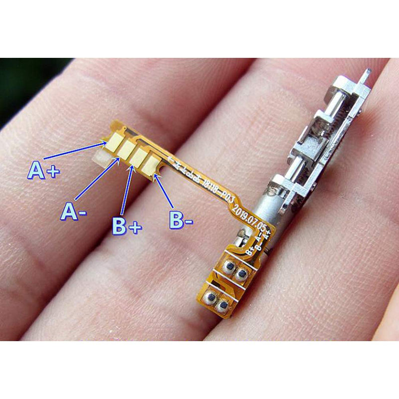 Acxico 1Pcs Mini Micro 4mm 5V 2-Phase 4-Wire Precision Planetary Gearbox Gear Stepper Motor Screw Metal Slider Nut Model A