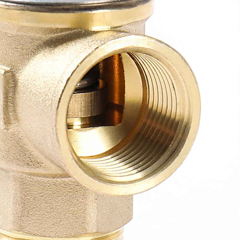 150Psi Temperature and Pressure Relief Valve, with 3/4-Inch Pipe Thread, Brass Pressure Reducing Valve for Water Heater and Hot Water Storage Tanks, Lead-free Copper, CSA