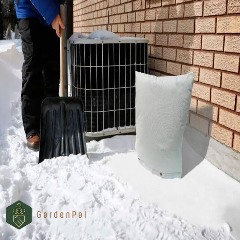 GardenPal Backflow Preventer Cover Insulated Pouch, Irrigation Sprinkler Valve Insulated Pouch, Anti-UV Winter-Freeze Sprinkler Backflow Cover, Beige (35 * 45cm /14 * 18 inch) 35*45cm/14*18 inch