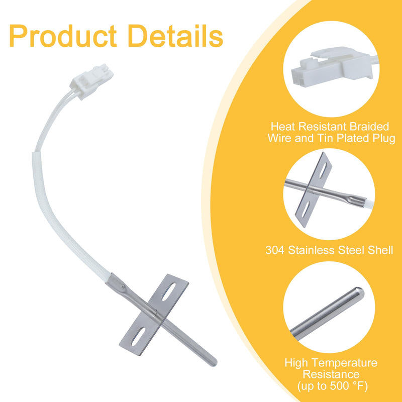 WB21X22134 WB21T10007 Range Oven Temperature Sensor Assembly Fits for GE Profile Temperature Probe WB21x5301 Oven Temperature Sensor Replacement AP5953771 PS10059162
