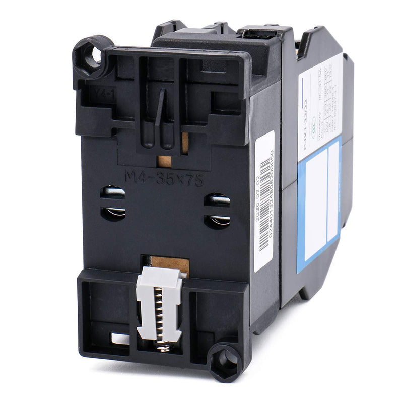 Baomain AC Contactor CJX1-22/22 110V 50Hz 2NO 2NC Motor Power Contactor 35mm DIN Rail Mount