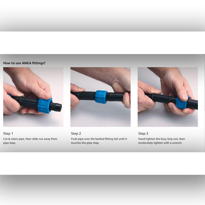 Watts ANKA Series High-Pressure Poly-Pipe, Male NPT Adapter 3/4" x 3/4" 3/4" x 3/4" Male Adapter