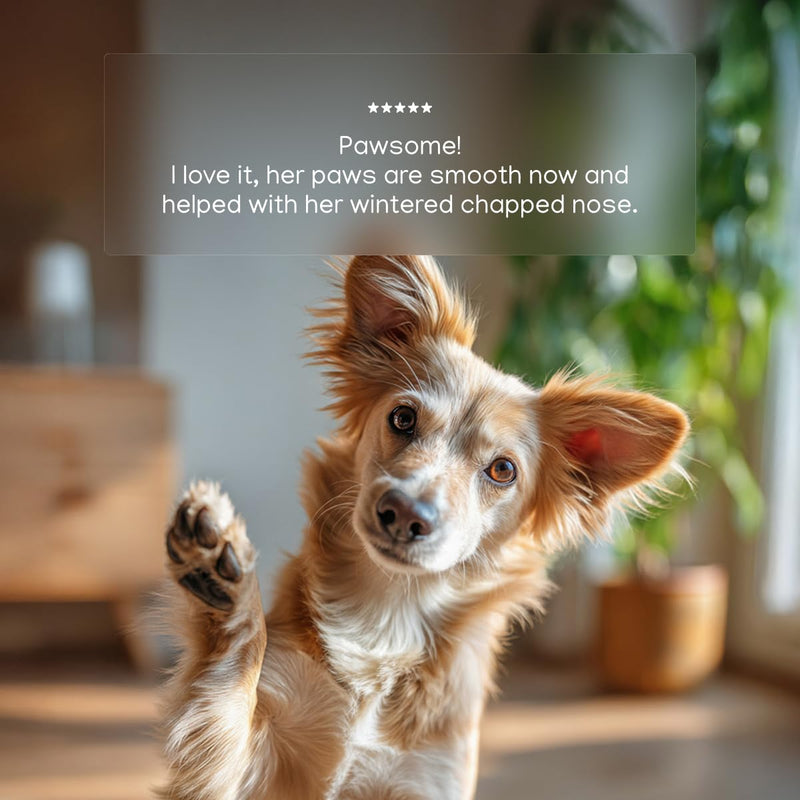 Purrfect Paws Roll-On Pet Paw Balm for Dogs & Cats — Coconut Oil & Shea Butter for Dry, Sensitive Skin — Cruelty-Free Formula — Sweet Honey Almond Scent – Made in USA