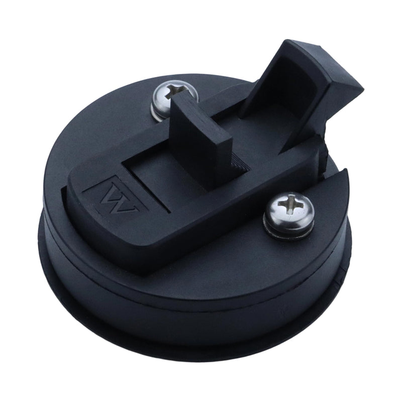 YANYUCB Slam Latches,Boat Deck Cam Latch Hatch Locking,Black Plastic Nylon Handle Flush Pull Latch for RV Boat Door Hatch Cabinet (Black-(with Key), 4 Pieces)