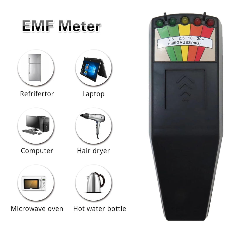 Ghost Hunting Equipment Kit, Include 1 pc Emf Meter and 4 pcs Motion Light up Cat Balls；Paranormal Equipment (Ghost Hunting Equipment Kit) EMF with 4 cat balls