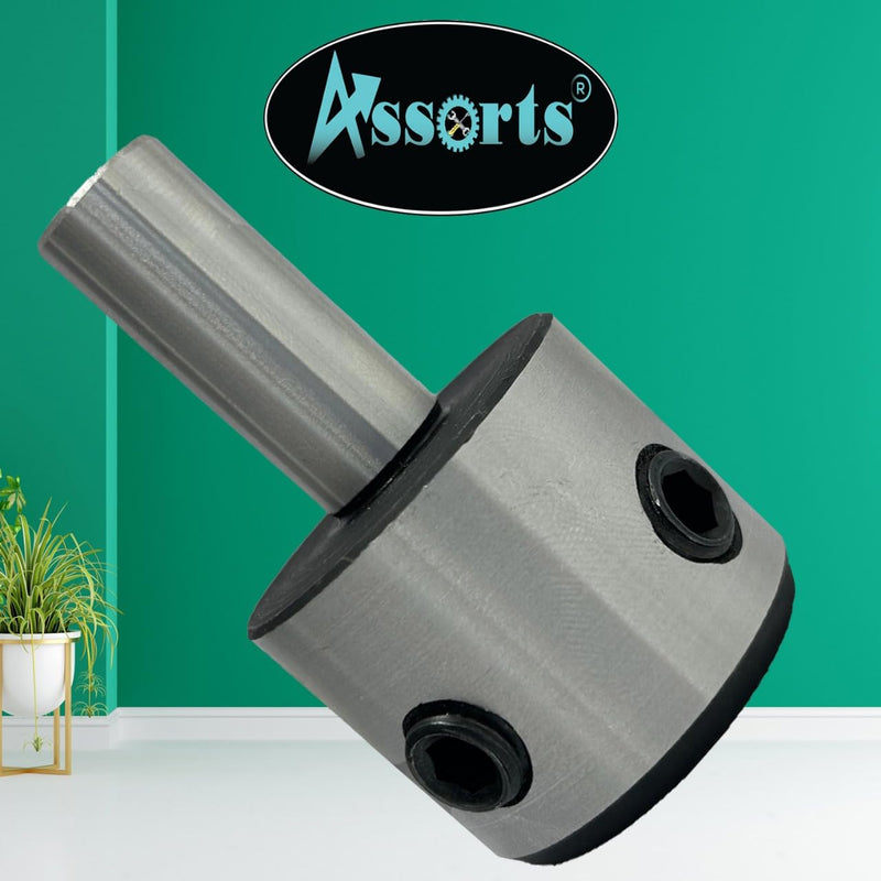 Annular Cutter 1/2" Shank (13 mm) Tool Steel Holder (Hard & Ground) with Lock Screw- Accepts/Suit 19 mm Shank rota broaches (OAL - 62 mm) 13MM SHANK