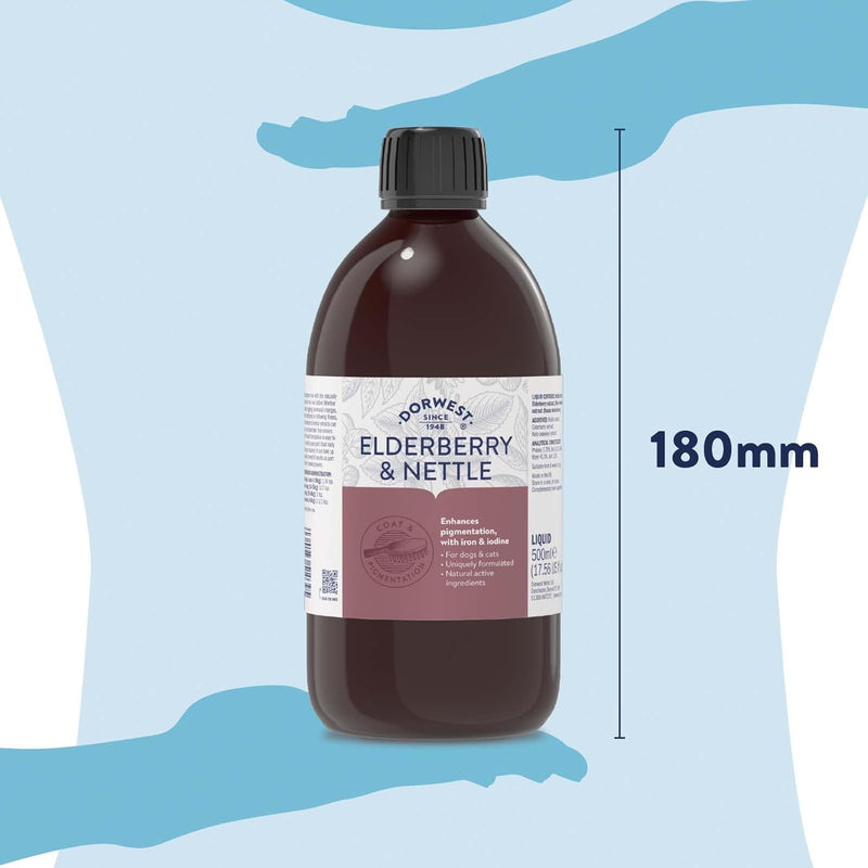 Dorwest Herbs Elderberry and Nettle Extract for Dogs and Cats 500 ml - NewNest Australia