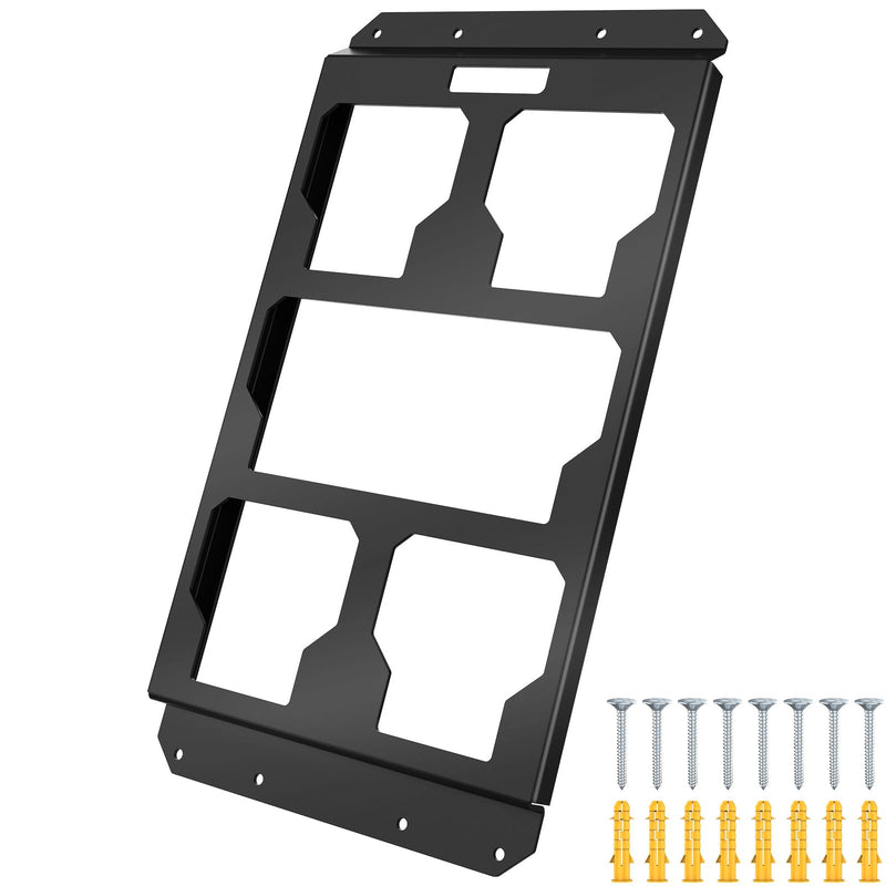 Packout Mounting Plate Compatible with Milwaukee Packout Toolbox, Aluminum Packout Mounting Plate Accessory Storage Toolbox on Wall or Truck Bed Floor(Half Plate)