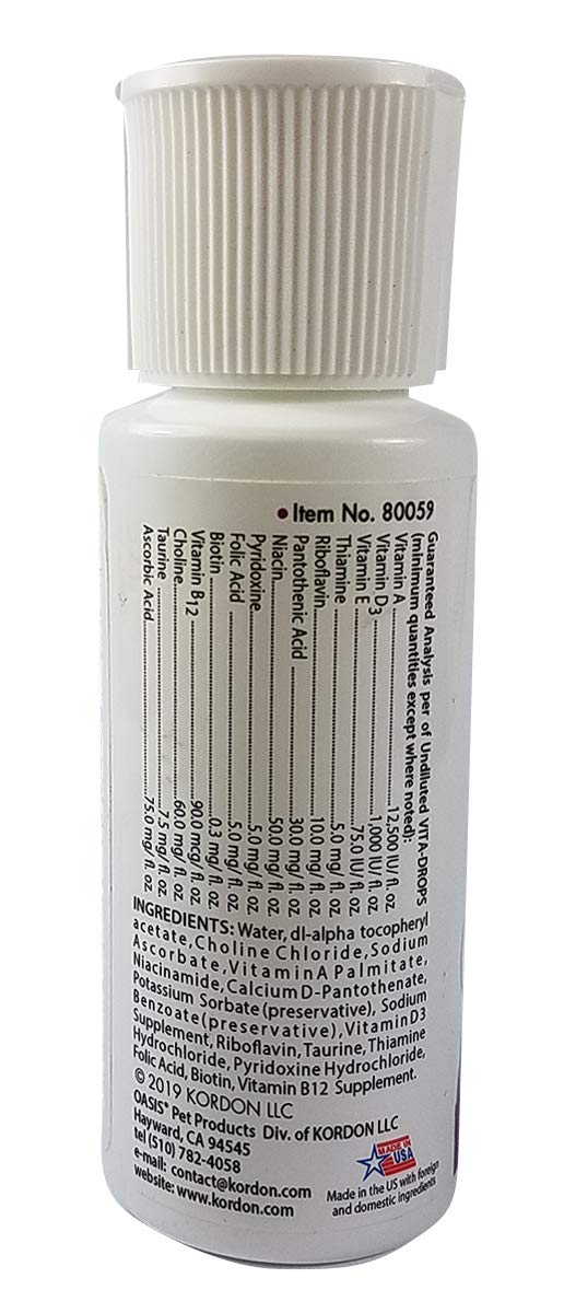 OASIS #80059 Ferret Vita-Drop Vitamins, 2-Ounce - PawsPlanet Australia