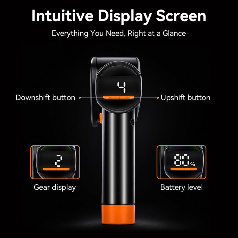 4.2V Cardboard Cutter - Rechargeable Cordless Electric Scissors with LED Display, 4-Speed Adjustable Rotary,320 RPM,with 1 Blade & Storage Bag,for Cardboard,Fabric, Carpet, Leather