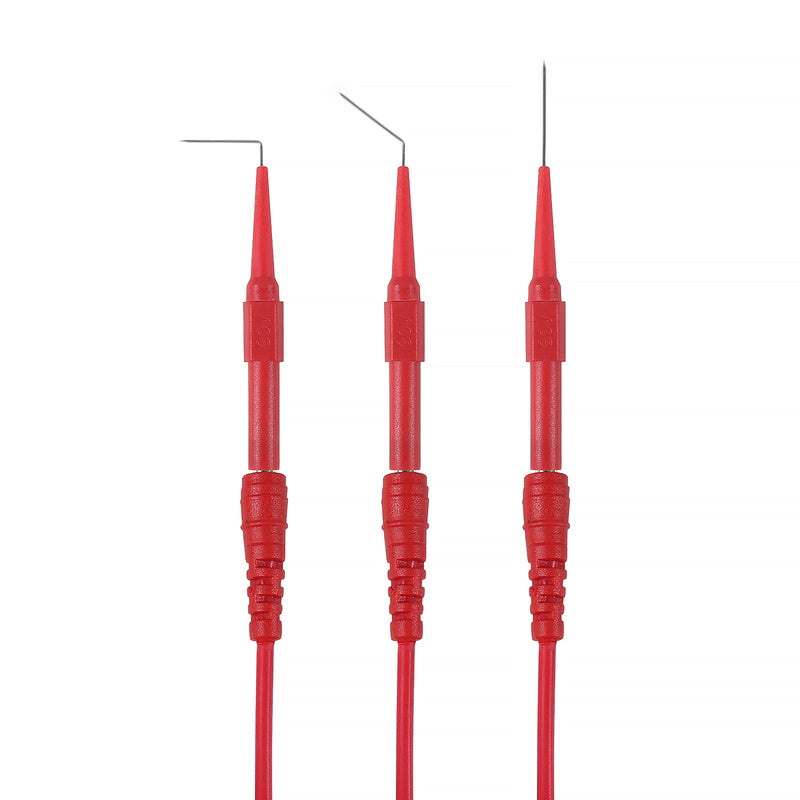 20pcs Test Lead Kit Alligator Clip to 4mm Banana Plug Test Probe Back Probes Kit Test Pins for Automotive Repair Inspection Tools Set Test Probes Leads