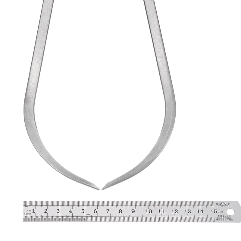 uxcell Spring Outside Caliper 25 Inch Stainless Steel Adjustable Spring Caliper Bent-Leg for Wood Turning Lathe Projects