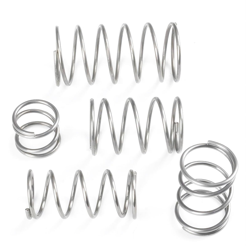 10Pcs Stainless Steel Springs, Compression Springs, Wire Diameter 1.2mm, 8mm OD, 35mm Free Length, Springs for Shop and Home Repair OD 8mm*35mm