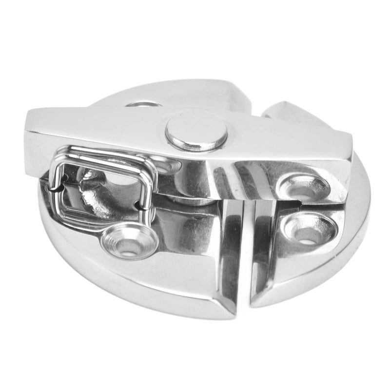 Hilitand Boat Door Cabinet Hatch Round Turn Button Catch Marine Hinge 316 Stainless Steel, Marine Hardware Accessories