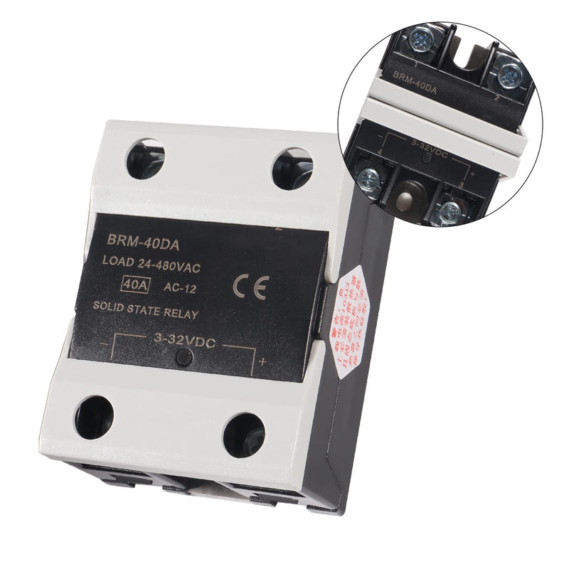 Digital PID Temperature Controller REX-C100 PID Thermostat Temperature Controller Digital REX C100 with 40DA SSR Relay K Thermocouple Probe RKC and Silver Heat Sink 40DA Silver