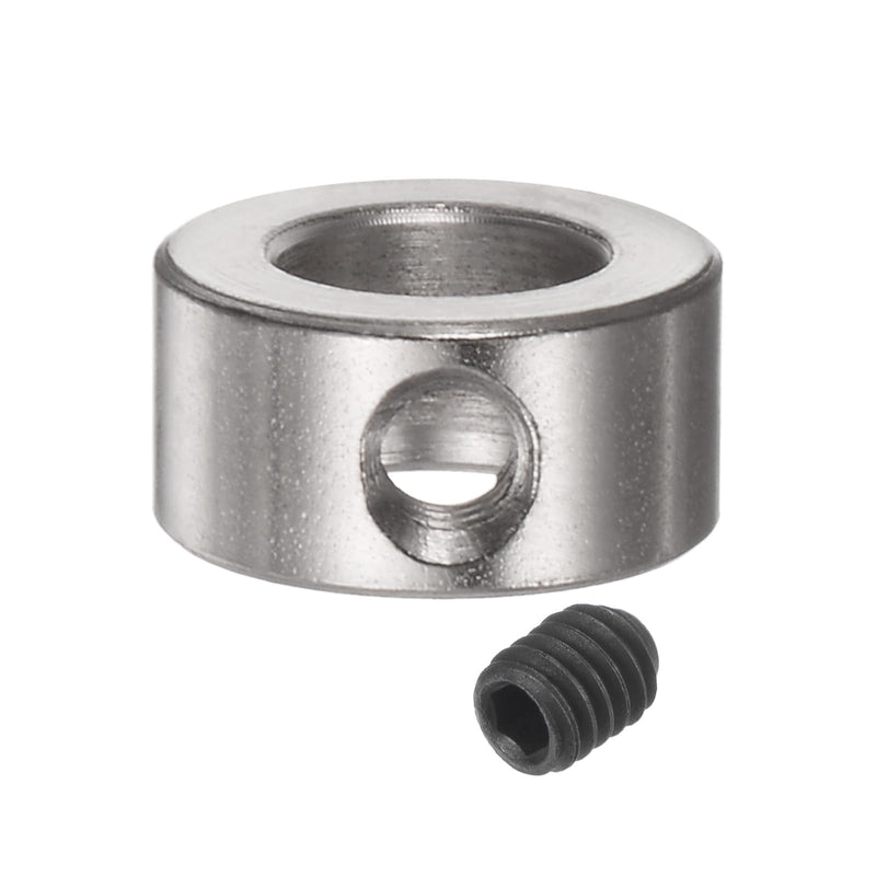 uxcell 10pcs Set Screw Collars 8mm Bore Shaft Collars, 14mm OD, 7mm Width, Landing Gear Stopper Wheel Collar