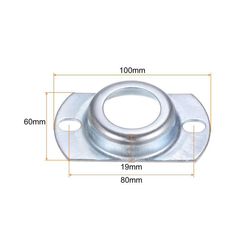 HARFINGTON 2pcs Bearing Housing Stamping Steel Fit 52mm OD Bearings for Bearing Support Protect 2