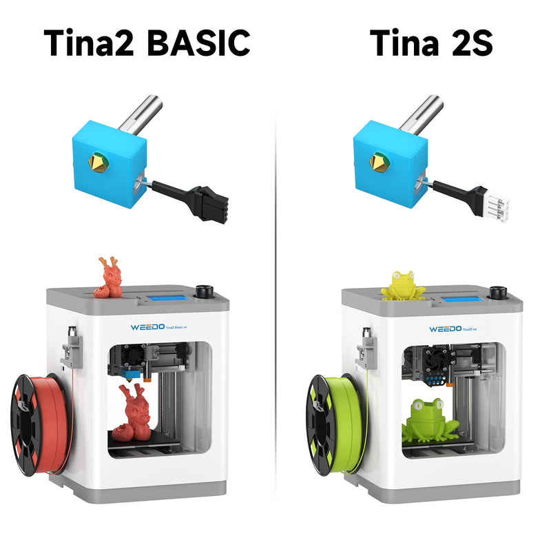 Nozzle Hotend and 10P Heating Line for TINA2 Basic V9 and Tina2S V10