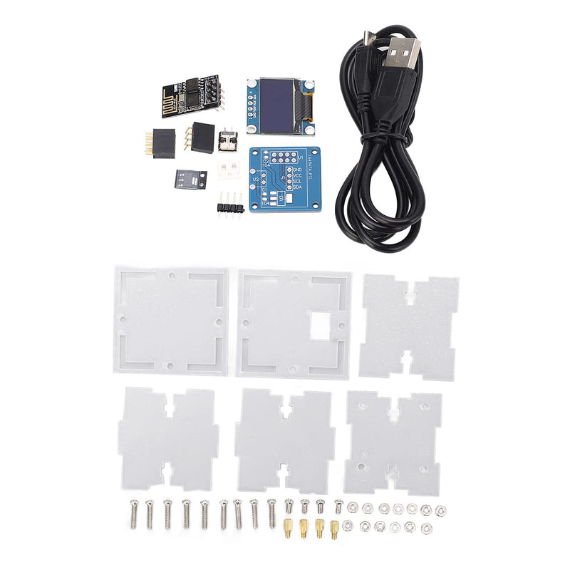 DIY Clock Kit Digital Display Electronic DIY Kit Clock DIY Automatic Timing Module Electronic Sodering Project USB Interface