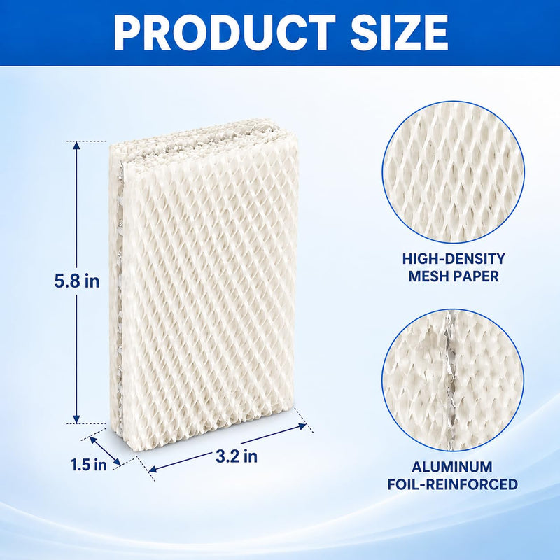 6 Pack WF813 Humidifier Filter Replacement Compatible with Equate Eqwf813