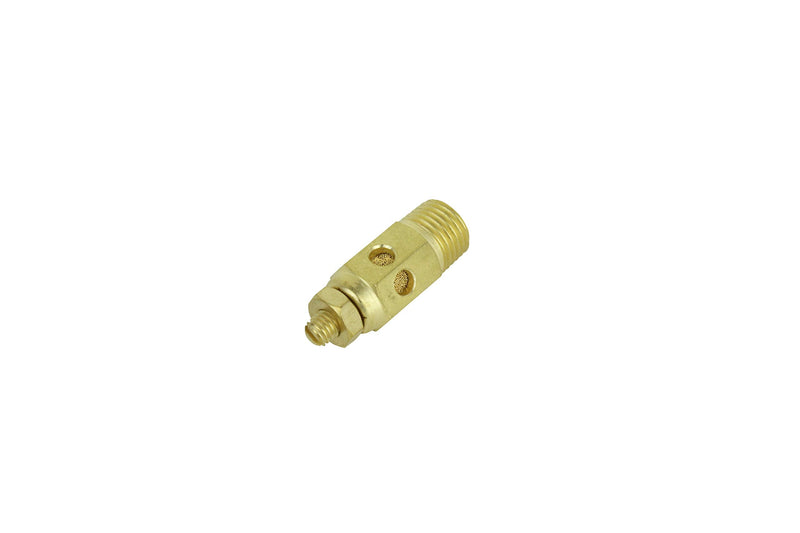 Milton Speed Control Exhaust Muffler, 1/4” MNPT - 40 Micron Sintered Bronze Silencer/Diffuse Air & Noise Reducer - Box of 10