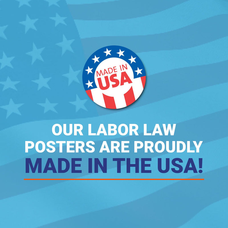 2025 Tennessee State and Federal Labor Law Poster - OSHA Workplace Compliant - Mandatory Regulations Posting for Employees - All in One Required Compliance Posting 16" x 40" - Laminated