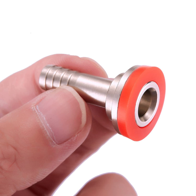 5PCS Beer Keg Coupler Check Valve & 5PCS Beer Washer Gaskets,Gas Check Valves Beer Keg Coupler Accessories Kit for Sankey Couplers D Type Coupler Replacement 5PCS Check Valves & 5PCS Washers