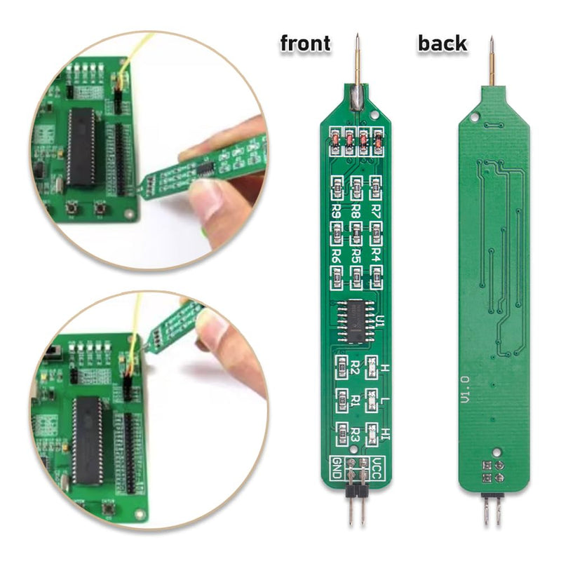 1Pcs Logic Tester Pen 5V 3.3V Level Tester Logic Pulser Analyzer Detecting Probe Digital Circuit Debugger Convenient and Fast Learning Board Tool