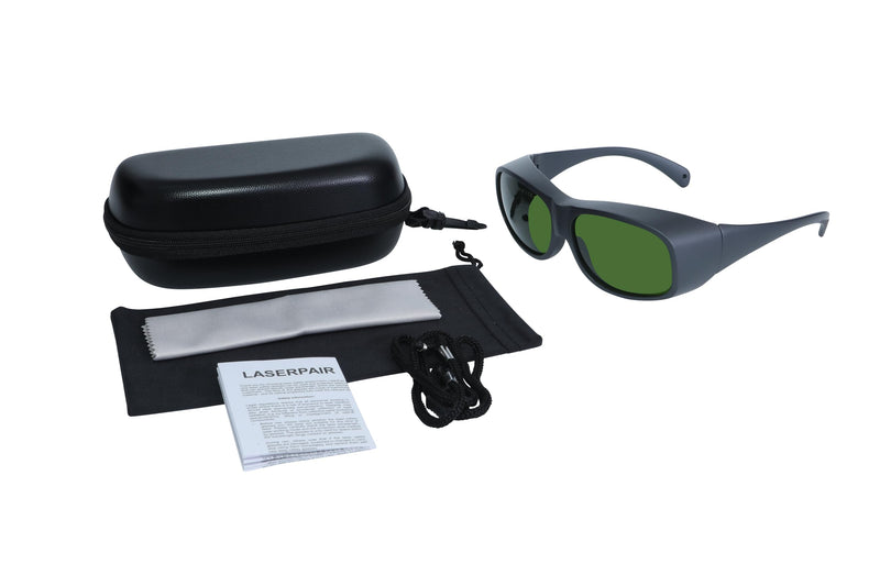 LaserPair IPL Laser Safety Glasses 200-1800nm 2% Transmission Protective IPL Elight SHR Black