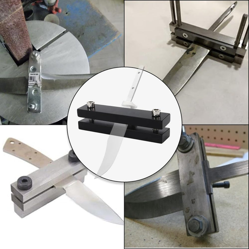 SCOTTCHEN Hardened File Guide Knife Making Tool, Hardened Metal Hardness up to 55, File Guide For Belt Sander, Knife Makers File Guide Knife File Guide
