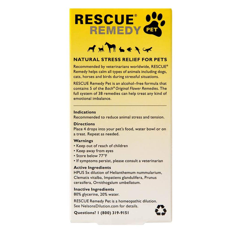 Bach Flower Essences Rescue Remedy Pet 20 Ml (2 Pack) - PawsPlanet Australia