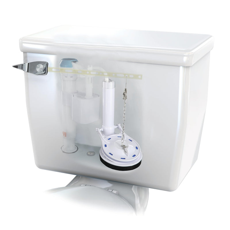 Danco 12097 Universal Water-Saving 3-inch Toilet Flush Valve, Fixes Running Toilet from Leaky Flapper