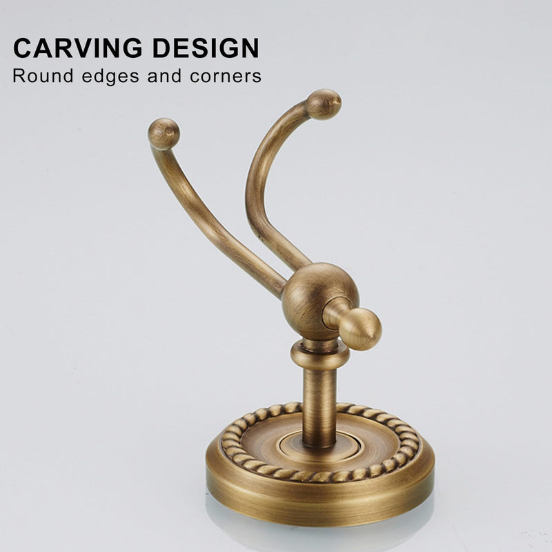 Antique Bronze Robe Hooks for Bathroom Towel Hook Storage Hook Wall Mounted