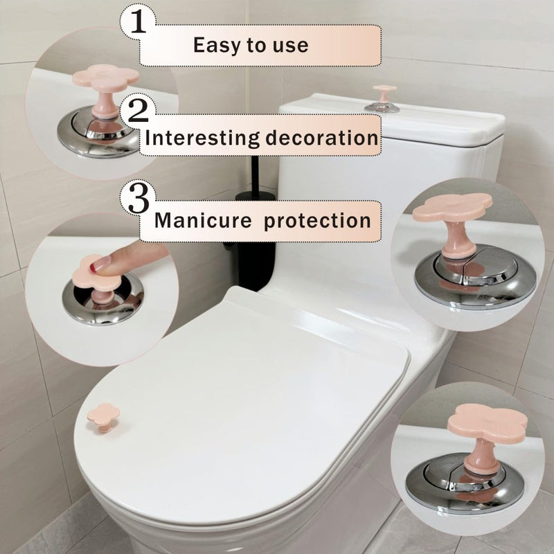 2Pcs Toilet Bolt Caps Decorative Animals Cat Ceramic Toilet Bolt Covers fit All Size Toilet Bolt Universal Toilet Caps