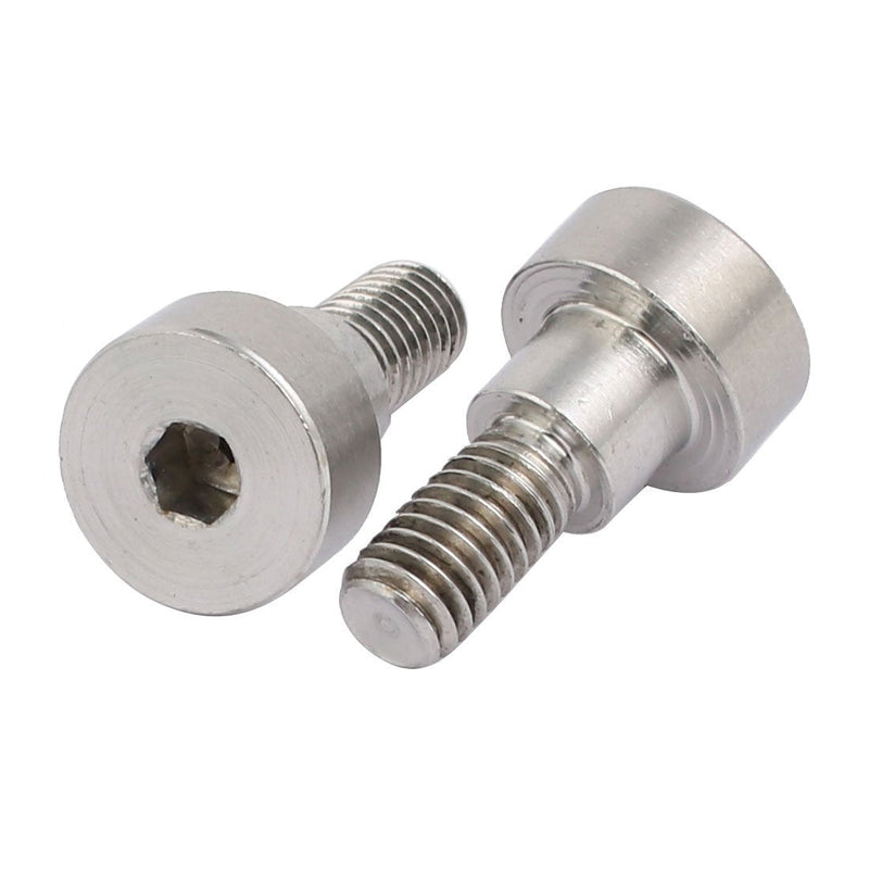 uxcell 10pcs 304 Stainless Steel Hex Socket Shoulder Bolt 8mm Shoulder Dia 6mm Shoulder Length M6 Thread 8mm x 6mm